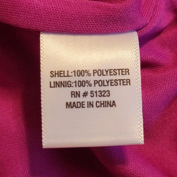 1 State V Neck Long Sleeve Smock Waist Pink Blouse Workwear Office  Size XS - Picture 11 of 13